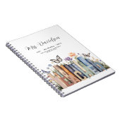 Schattigee Regenboog Boekenplank & Boeken Leraar M Notitieboek (Rechterzijde)