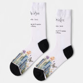 Schattigee Regenboog Boekenplank & Boeken Leraar M Sokken (Links)