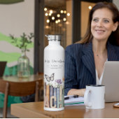 Schattigee Regenboog Boekenplank & Boeken Leraar M Waterfles