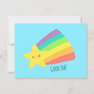 Schattigee regenboog briefkaart