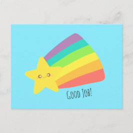 Schattigee regenboog briefkaart