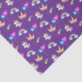 Schattigee regenboog eenhoorn Ballon hart kinderen Tissuepapier (Detail)