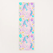 Schattigee regenboog eenhoorn magische ballon verj yogamat (Voorkant)