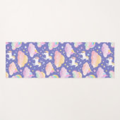Schattigee regenboog eenhoorn magische girly verja yogamat (Voorkant (horizontaal))