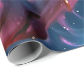 Schattigee regenboog eenhoorn verjaardagscadeau wr cadeaupapier (Rol Hoek)