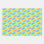 Schattigee regenboog inpakpapier vel (Voorkant 3)