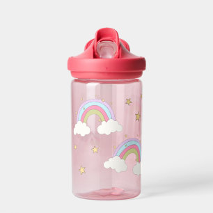 Schattigee regenboog kleine sterren waterfles