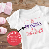 Schattigee regenboog kleine Valentijn speciale naa Romper