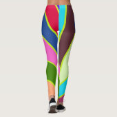 Schattigee regenboog kleurrijk "Ratti_Creative_Art Leggings (Achterkant)