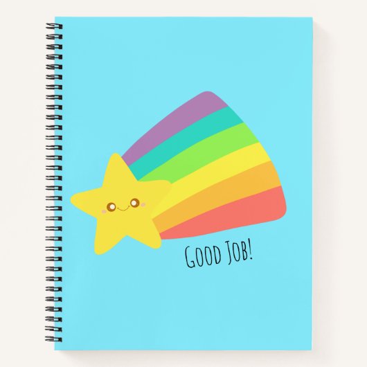 Schattigee regenboog notitieboek (Voorkant)