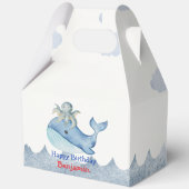 Schattigee regenboog octopus Walvis Verjaardagsfee Bedankdoosjes (Voorkant)