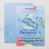 Schattigee regenboog pijlstaartrog Walvis 2e Verja Kaart (Voorkant / Achterkant)