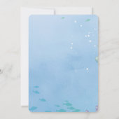 Schattigee regenboog pijlstaartrog Walvis 2e Verja Kaart (Achterkant)