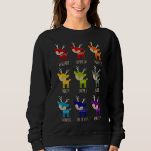 Schattigee regenboog rendier Tacky Christmas Trui