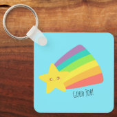 Schattigee regenboog sleutelhanger (Voorkant)