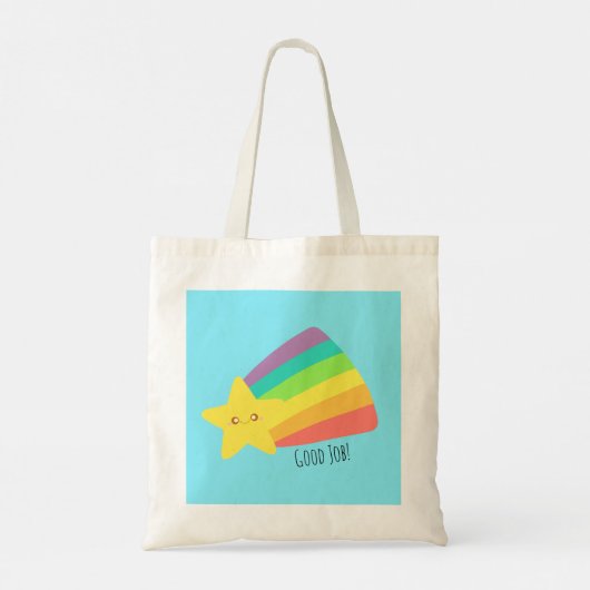 Schattigee regenboog tote bag (Achterkant)