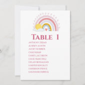 Schattigee Regenboog zon Babyshower Zitkaart Kaart (Voorkant)