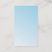 SCHATTIGEE REGENBOOG + ZON LOGO kleurrijke heldere Visitekaartje (Achterkant)