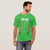 Schattigee regenboogbreker Leprechaun St Patricks T-shirt (Voorkant volledig)