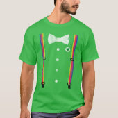 Schattigee regenboogbreker Leprechaun St Patricks T-shirt (Voorkant)