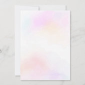 Schattigee regenboogster meisjesverjaardag kaart (Achterkant)