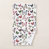 Schattigee regenboogveer Butterfly Design Bad Handdoek (Handdoek)