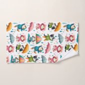 Schattigee regenhonden en katten met paraplu’s bad handdoek (Handdoek)