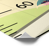 Schattigee Reizende Groeigrafiek Poster (Hoek)