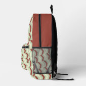 Schattigee Reizende Streep Groen Bedrukte Rugzak (Rechts)