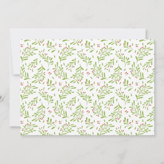 Schattigee rendier vakantie pyjama party uitnodigi kaart (Achterkant)