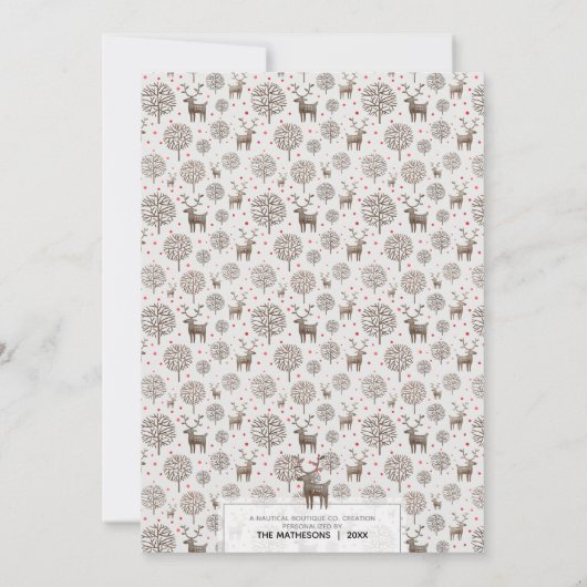 Schattigee rendieren & bessen parelgrijs / aangepa kaart (Achterkant)