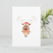 Schattigee rendieren cartoon (Staand voorkant)