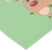 Schattigee rendieren cartoon tafelkleed (Gekanteld)