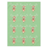 Schattigee rendieren cartoon tafelkleed (Voorkant)