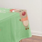 Schattigee rendieren cartoon tafelkleed (Voorbeeld)