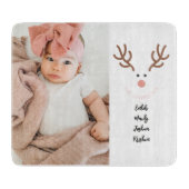 Schattigee Rendieren Familienamen Custom Snijplank
