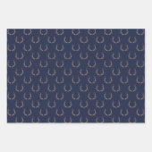 Schattigee rendieren gewei groen maroon marine ker inpakpapier vel (Voorkant 2)