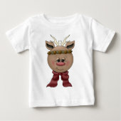Schattigee rendieren T-shirts (Voorkant)