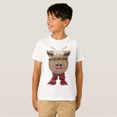 Schattigee rendieren T-shirts (Voorkant volledig)