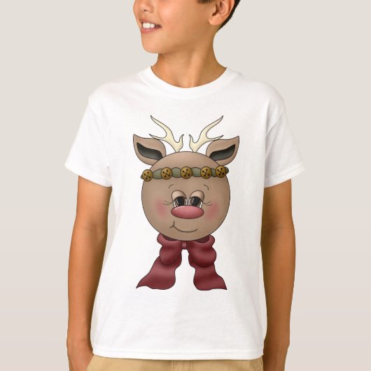 Schattigee rendieren T-shirts (Voorkant)