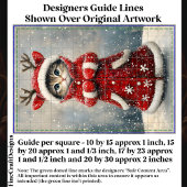 Schattigee rendierkitten in rode vacht AK6F Decoup Tissuepapier