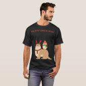 Schattigee rendierotter met pinguïn t-shirt (Voorkant volledig)
