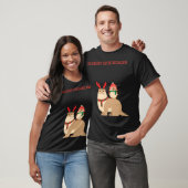 Schattigee rendierotter met pinguïn t-shirt (Unisex)