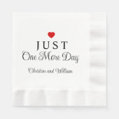 Schattigee repetitie diner cocktail servet (Voorkant)