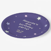 Schattigee Retro Arcade Game Kids Verjaardag Papieren Bordje (Gekanteld)