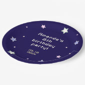 Schattigee Retro Arcade Game Kids Verjaardag Papieren Bordje (Gekanteld)