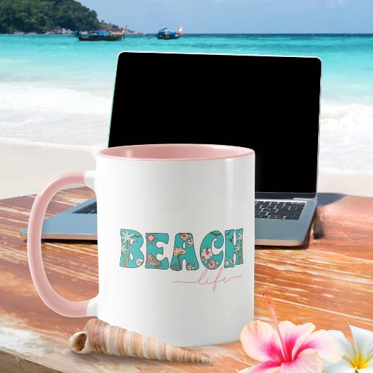 Schattigee Retro Beach Life Koffie Mok
