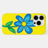 Schattigee Retro Bloem Illustratietekening Case-Mate iPhone Case (Achterkant (horizontaal))