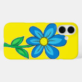 Schattigee Retro Bloem Illustratietekening Case-Mate iPhone Case (Achterkant (horizontaal))