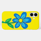 Schattigee Retro Bloem Illustratietekening Case-Mate iPhone Case (Achterkant (horizontaal))